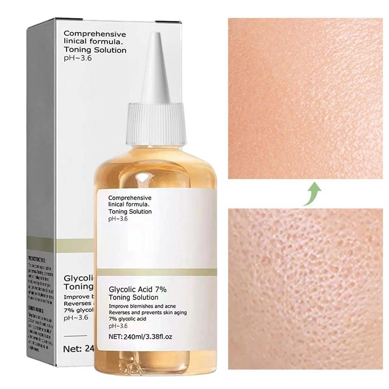 Centella Asiatica Toner - 100 ml/240 ml Peeling-Gesichtstoner, Glykolsäure, 7