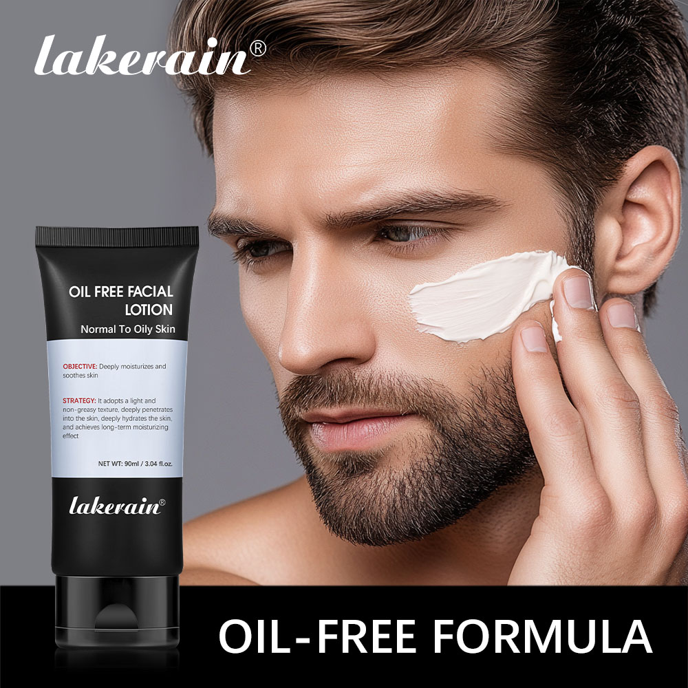 Skincare Oily Skin - Feuchtigkeitsspendende Creme für Herren, ölfreie Gesichtslotion,