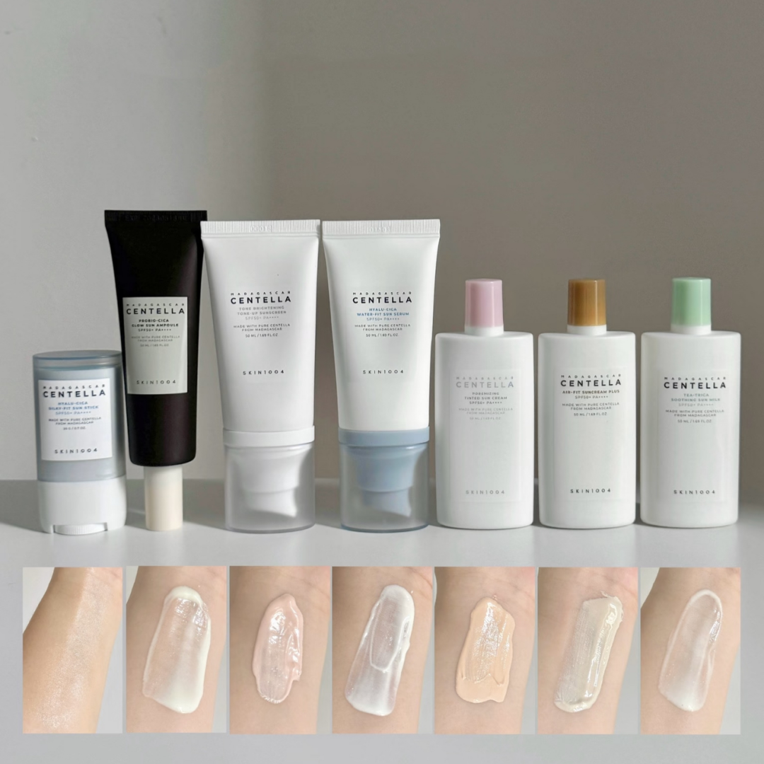 Skincare Oily Skin - SKIN1004 Centella Sonnenschutz 8er-Set K-Beauty SPF50+