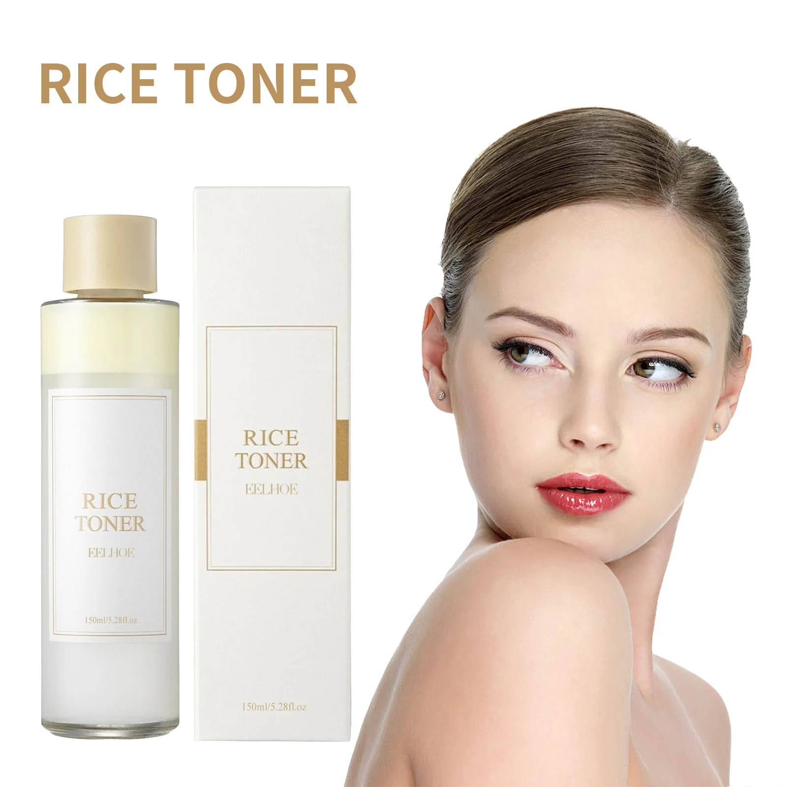 Skincare Oily Skin - Eelhoe Reis-Sensitiv-Gesichtstoner zur Pflege, Straffung und