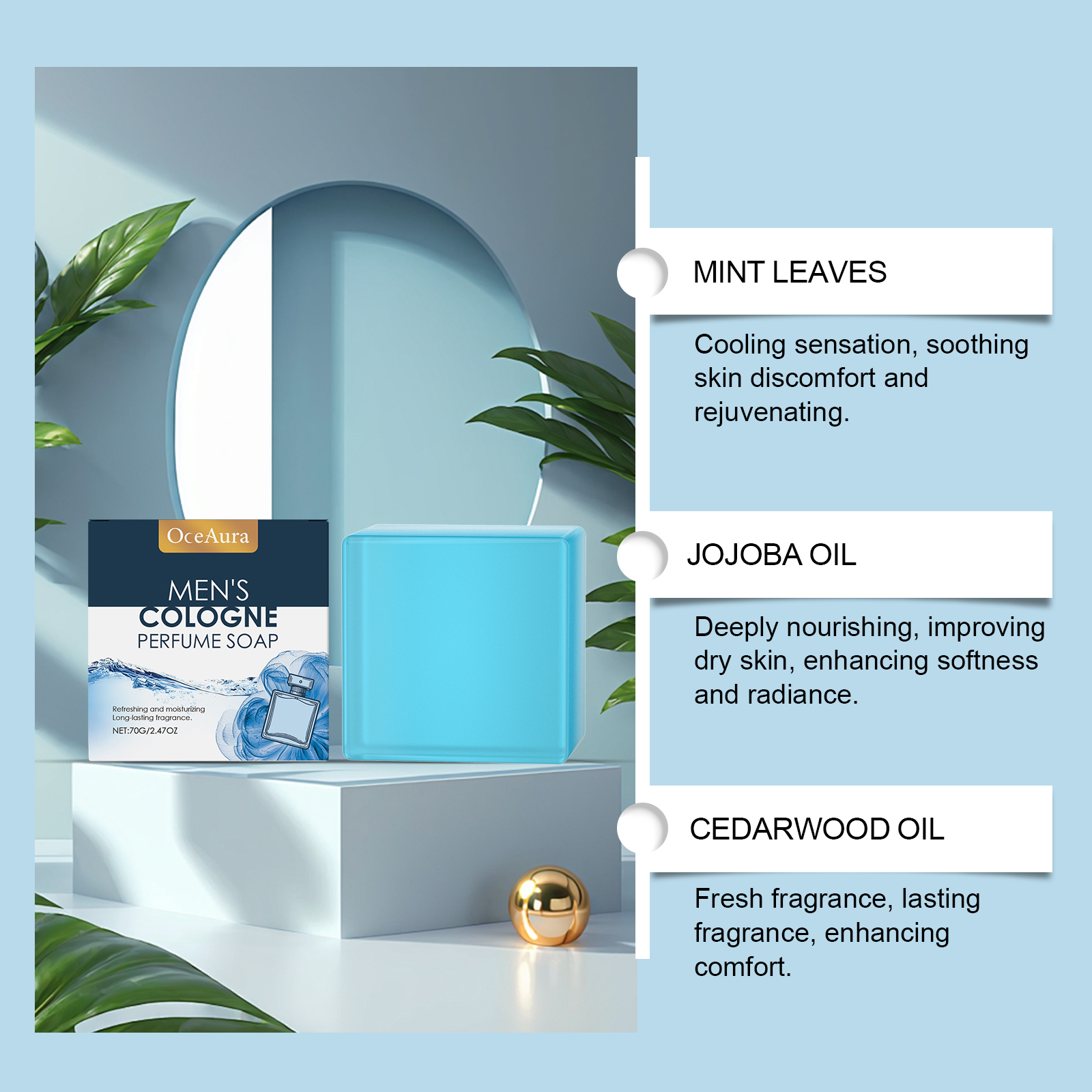 OceAura Herren-Parfüm-Badeesei – Skincare Oily Skin Bewertung und Preis